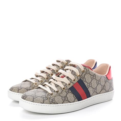 gucci ace supreme sneaker|gucci ace gg suede sneakers.